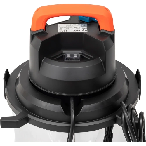 Пылесос строительный из нержавеющей стали 20 л 1200 Вт  KVS-E2.20 Kydra 8.202.0005 фото 7