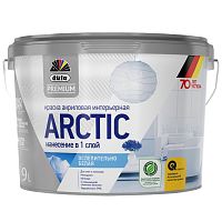 Краска для стен и потолков Dufa Premium Arctic глубокоматовая белая 9 л