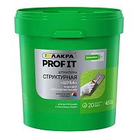 Штукатурка структурная Лакра Prof it Шуба база С 23 кг