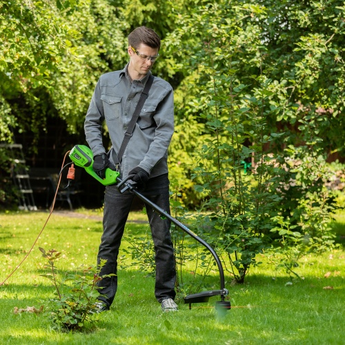 Триммер электрический ЭКИ-1100, 1100 Вт, 350 мм, катушка, разборная штанга Сибртех фото 12
