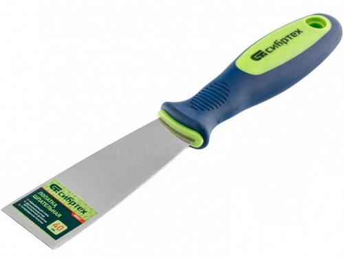 Шпатель Сибртех 85521 40 мм фото 3 Шпатель Сибртех 85521 40 мм фото 3