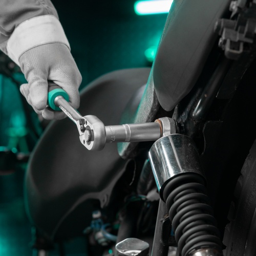 Головка торцевая удлиненная, 17 мм, шестигранная, CrV, под квадрат 1/2 Stels фото 8