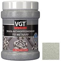 Эмаль антикоррозионная по металлу VGT ВД-АК-1179 Профи перламутровым пигментом алюминий 0,23 кг