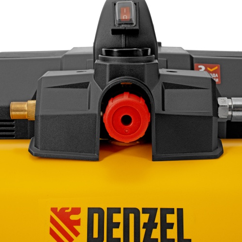 Компрессор  DLS750/6 безмасляный малошумный 750 Вт, 140 л/мин,ресивер 6 л Denzel фото 17