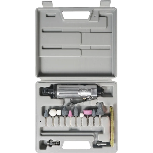 Пневматическая прямая шлифовальная машинка с оснасткой Airline 16 предметов, кейс ATBR041 фото 6 Пневматическая прямая шлифовальная машинка с оснасткой Airline 16 предметов, кейс ATBR041 фото 6