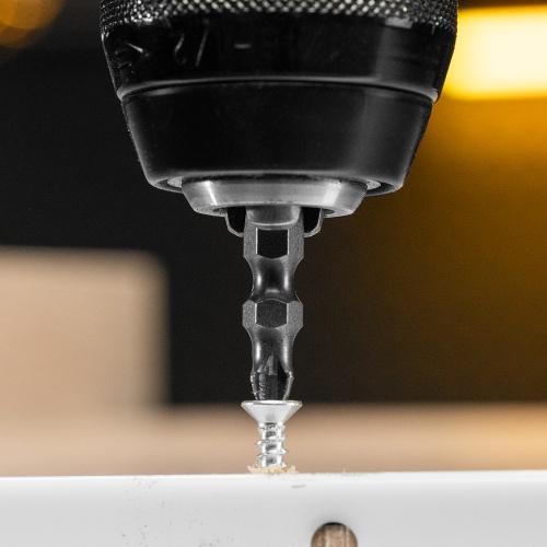 Бита двухсторонняя, PH2-PZ2 х 45 мм, сталь S2, 10 шт. Denzel фото 9