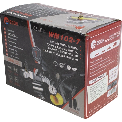 Компрессор автомобильный EDON WM102-7 14191 фото 10 Компрессор автомобильный EDON WM102-7 14191 фото 10