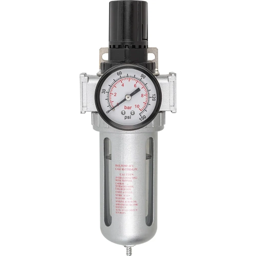 Фильтр влагоотделитель с индикатором давления 3/8" для пневмосистемы Forsage F-AFR803(47049) фото 4 Фильтр влагоотделитель с индикатором давления 3/8" для пневмосистемы Forsage F-AFR803(47049) фото 4