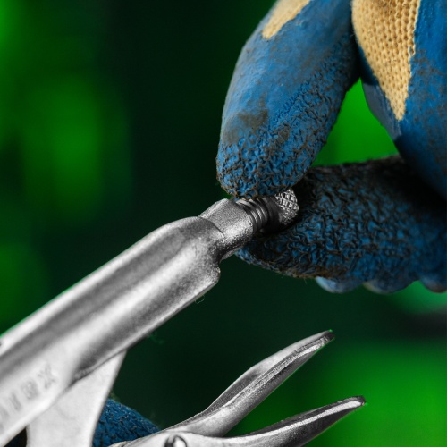 Зажим ручной, двойной, точечная фиксация, 225 мм Сибртех фото 10