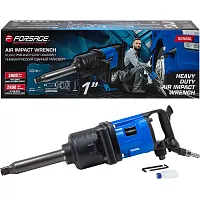 Пневмогайковерт с длинным валом Forsage 3800Н/м 1" F-82586L(47967)