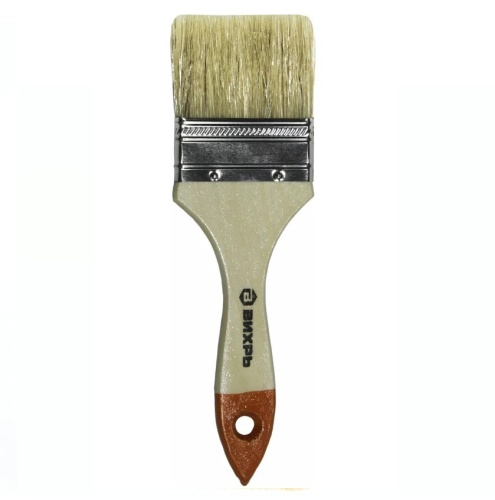 Кисть Вихрь Стандарт 73/3/4/5 натуральная щетина 75 мм