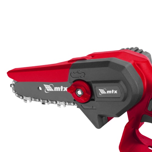 Цепная мини-пила аккумуляторная, MCS-100, шина 100 мм, Li-Ion, 20 В MTX фото 20