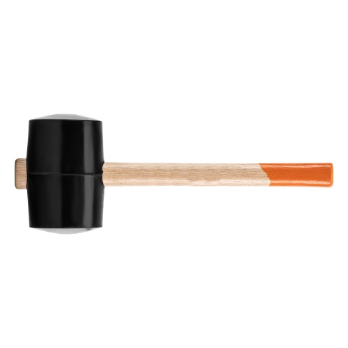 Киянка резиновая, 1130 г, черная резина, деревянная рукоятка Sparta фото 2