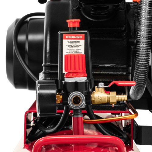 Компрессор воздушный ременный привод КР2500/80, 2,5 кВт, 80 литров, 420 л/мин МТХ фото 24