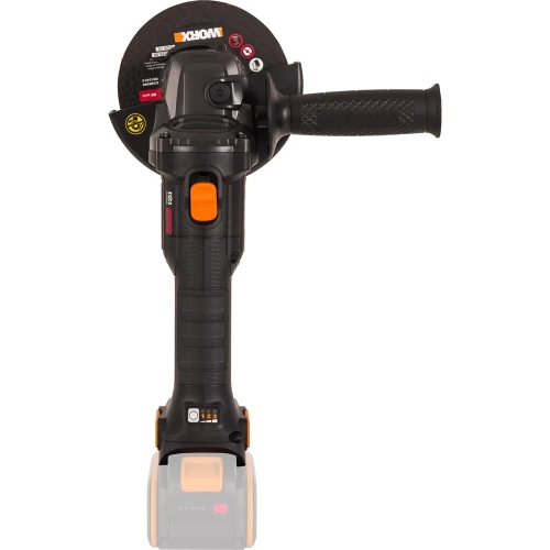 Угловая шлифмашина бесщёточная аккумуляторная WORX 125мм, 20В, без АКБ и ЗУ WX814.9 фото 6