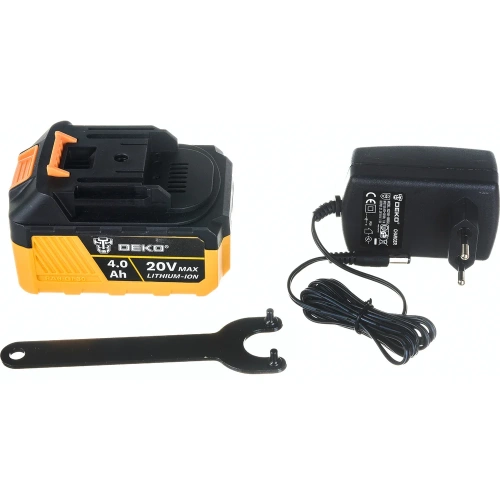 Углошлифовальная машина DEKO DKAG20-125, 2х4.0 Ач 063-2151 фото 7