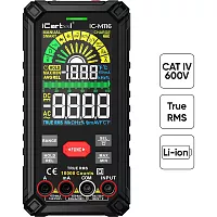 Профессиональный цифровой смарт мультиметр iCarTool CATIII 1000V, СATIV 600V, TrueRMS, AC/DC IC-M116
