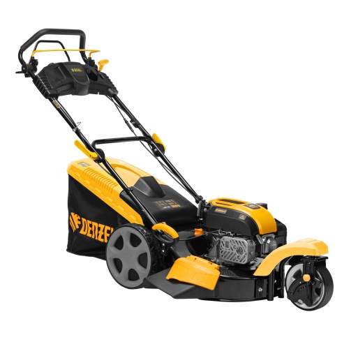 Бензиновая газонокосилка GLT-460SP-T, Trike 149 см3, 46 см, привод, панель, 60л Denzel фото 2