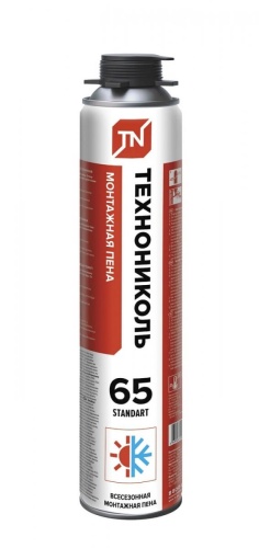 Пена монтажная ТЕХНОНИКОЛЬ 65 STANDART всесезонная