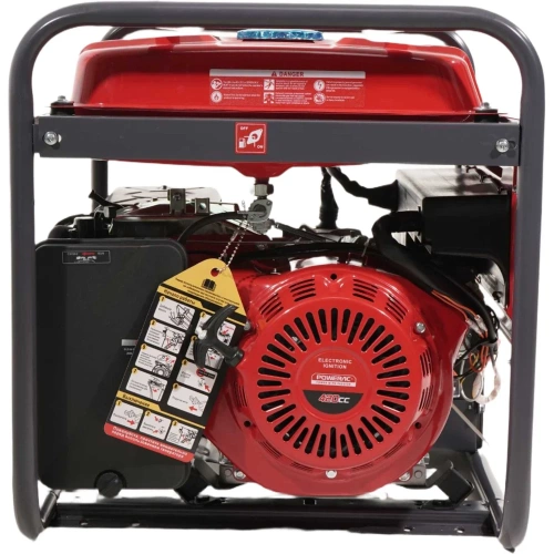 Генератор бензиновый POWERAC 5.5кВт PR6500H2E-ATS фото 4