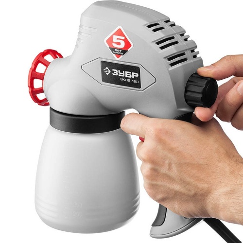 Краскопульт электрический Зубр Мастер ЗКПЭ-120 фото 6