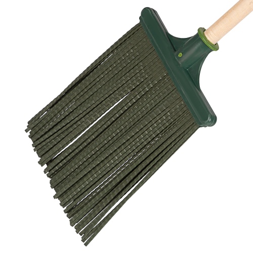 Метла полипропиленовая, 230 х 250 х 1490 мм, плоская, деревянный черенок, Сибртех фото 3
