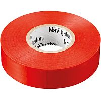 Изолента ПВХ Navigator NIT-B15-20/R красная 15 мм 20 м