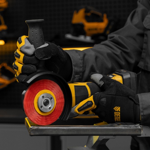 Щетка для УШМ, 100 мм, Плоская, нейлоновая щетина, посадка 22,2 мм Denzel фото 8 Щетка для УШМ, 100 мм, Плоская, нейлоновая щетина, посадка 22,2 мм Denzel фото 8