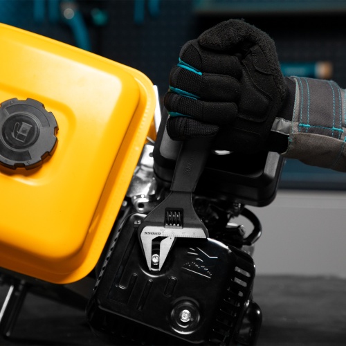 Ключ разводной, 200 мм, CrV, тонкие губки, защитные насадки Gross фото 9