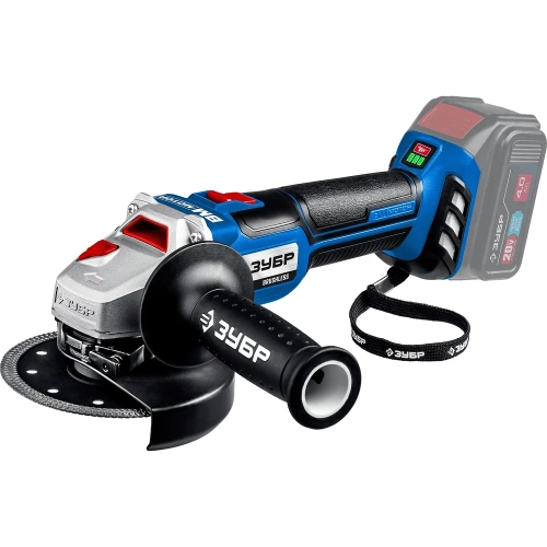 Бесщеточная угловая шлифмашина ЗУБР Профессионал, без АКБ, в коробке, 20 В AB-125 Бесщеточная угловая шлифмашина ЗУБР Профессионал, без АКБ, в коробке, 20 В AB-125