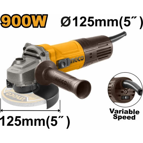 Угловая шлифовальная машина INGCO INDUSTRIAL AG900285 фото 3 Угловая шлифовальная машина INGCO INDUSTRIAL AG900285 фото 3
