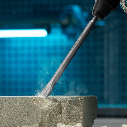 Зубило плоское 20 х 250мм, CrMo, SDS PLUS Gross фото 8