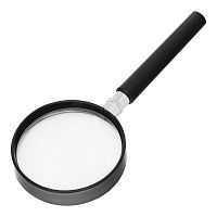 Лупа 5 кратная, D 60 мм, с рукояткой Sparta