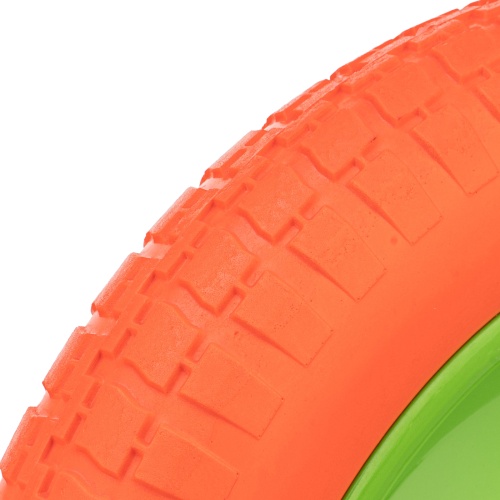 Колесо полиуретановое 3.00-8, длина оси 90 мм, подшипник 16 мм Сибртех фото 3