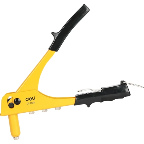 Заклепочник DELI механический ручной литой, заклепочный пистолет dl2310 250мм (сталь 35crmo, заклепки 2,4/ 3,2/4,0/ 4,8мм) 118445 фото 6