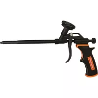 Пистолет для монтажной пены BOHRER Профессионал двухслойное тефлоновое покрытие, регулировка потока ПП-003001