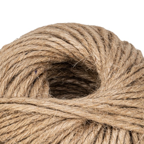 Шпагат джутовый, 2.5 мм, L 60 м, 5-ниточный , Сибртех фото 2