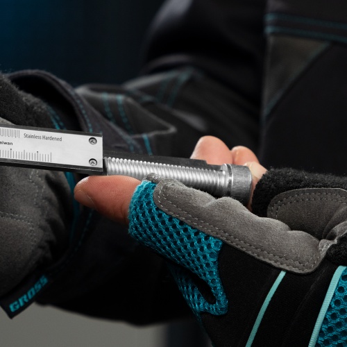 Штангенциркуль, 150 мм, 0.02 мм, нержавеющая сталь, с глубиномером Gross фото 7