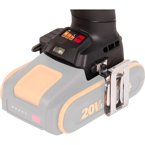 Винтоверт ударный WORX бесщеточный аккумуляторный, 20В, 200Нм, без АКБ и ЗУ, коробка WX265.9 фото 8 Винтоверт ударный WORX бесщеточный аккумуляторный, 20В, 200Нм, без АКБ и ЗУ, коробка WX265.9 фото 8