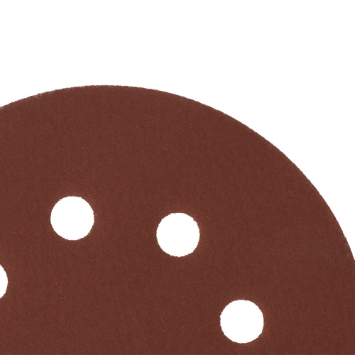 Круг абразивный на ворсовой подложке под "липучку", перфорированный, P 400, 125 мм, 5 шт Сибртех фото 4