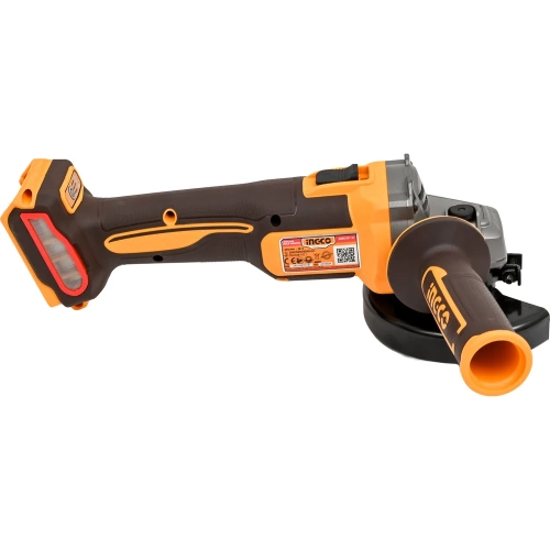 Аккумуляторная угловая шлифмашина INGCO 20В, BL 115/125мм, без АКБ и ЗУ, SUPER INDUSTRIAL CAGLI221153 фото 4