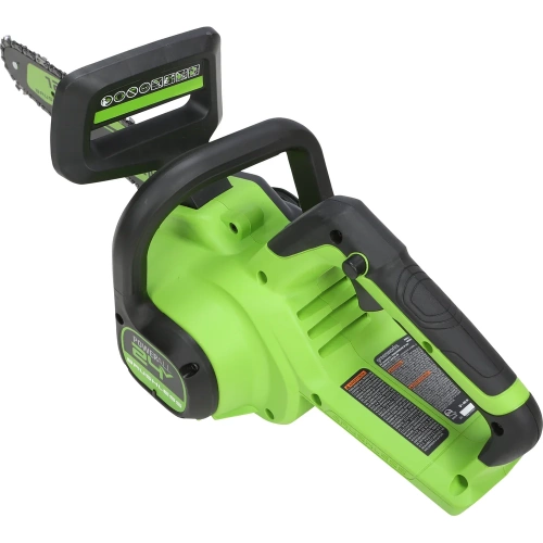 Цепная пила аккумуляторная GreenWorks GD24CS30 24V, 30см, бесщеточная, c 1хАКБ 4 Ач c USB и ЗУ 2007007USB4 фото 10 Цепная пила аккумуляторная GreenWorks GD24CS30 24V, 30см, бесщеточная, c 1хАКБ 4 Ач c USB и ЗУ 2007007USB4 фото 10