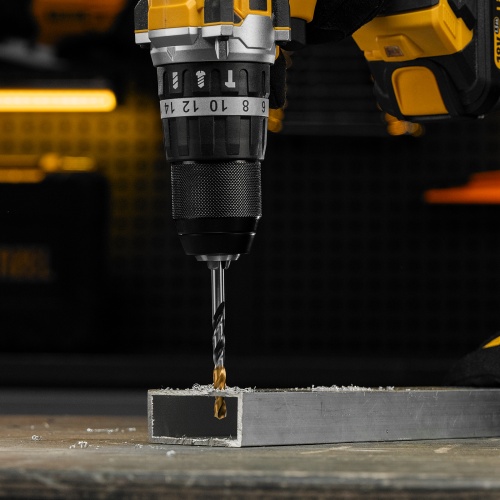 Сверло спиральное по металлу 6,5 x 93мм, Р6М5, Golden Tip, многогранная заточка Denzel фото 9 Сверло спиральное по металлу 6,5 x 93мм, Р6М5, Golden Tip, многогранная заточка Denzel фото 9