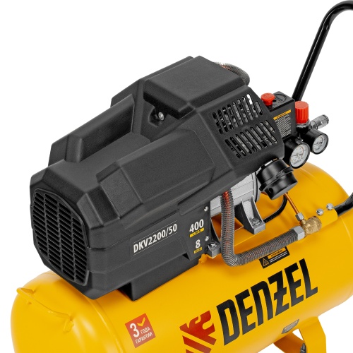 Компрессор воздушный DKV2200/50, Х-PRO 2.2 кВт, 400 л/мин, 50 л Denzel фото 10 Компрессор воздушный DKV2200/50, Х-PRO 2.2 кВт, 400 л/мин, 50 л Denzel фото 10