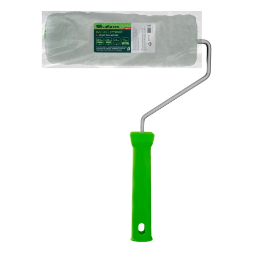 Валик "Искусственный мех" с ручкой, 200 мм, ворс 15 мм, D 48 мм, D ручки 6 мм, полиэстер Сибртех фото 6