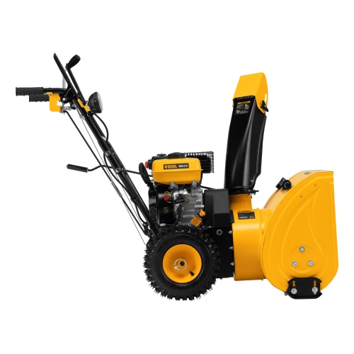 Бензиновая снегоуборочная машина SBM 610, 212 cc, ручной старт, фара Denzel фото 4