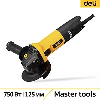 Угловая шлифмашина сетевая DELI DL-JM125-E2 (750Вт, 125мм, 12000об/мин, картон) 166255