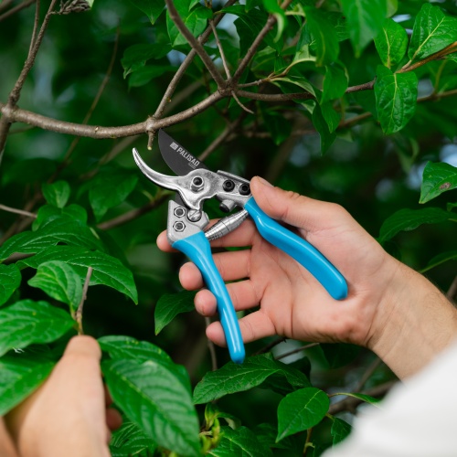 Секатор прямого реза, 190 мм, алюминиевые обрезиненые рукоятки, LUXE Palisad фото 9