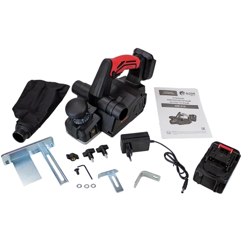 Рубанок аккумуляторный бесщеточный Edon AHP-21A (21В; Li-Ion; 4.0Ач;15000об/мин; 82мм) 40851 фото 9 Рубанок аккумуляторный бесщеточный Edon AHP-21A (21В; Li-Ion; 4.0Ач;15000об/мин; 82мм) 40851 фото 9