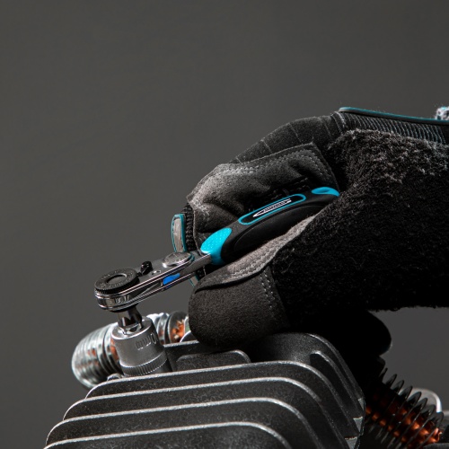 Набор бит и головок торцевых, 1/4, карданный ключ, трещотка, адаптер, S2, 37 шт. Gross фото 17